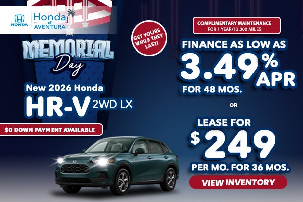 New 2026 Honda HR-V