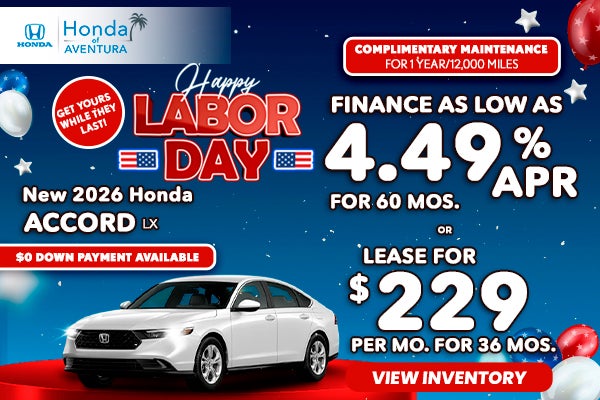 New 2026 Honda Accord