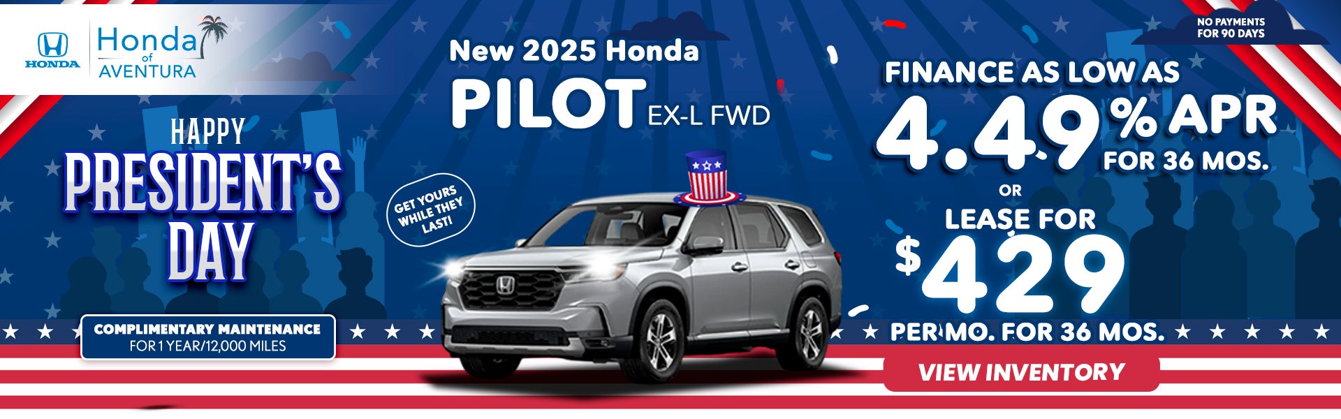 NEW 2025 HONDA PILOT
