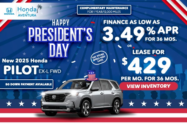 New 2025 Honda Pilot