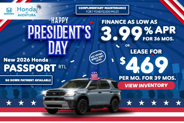 New 2026 Honda Passport