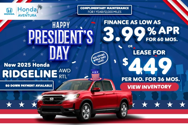 New 2025 Honda Ridgeline