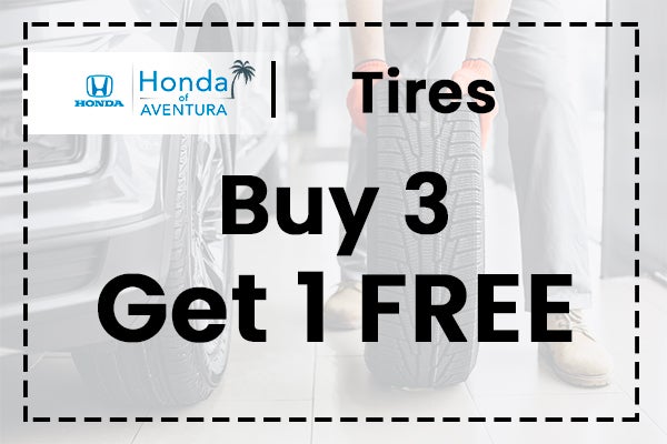 Buy 3 Tires, Get 1 FREE